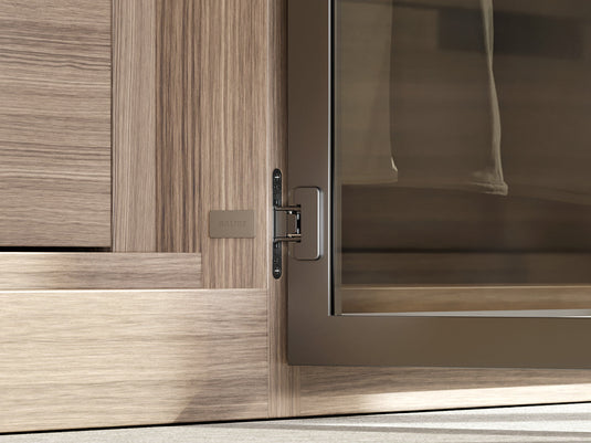 Salice Conecta Hinge for Aluminium Doors 14-16.5mm Overlay - CQY3KE - From 22mm Thick