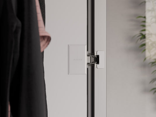 Salice Conecta Hinge for Aluminium Doors 10-12.5mm Overlay - CQY3JE - From 22mm Thick