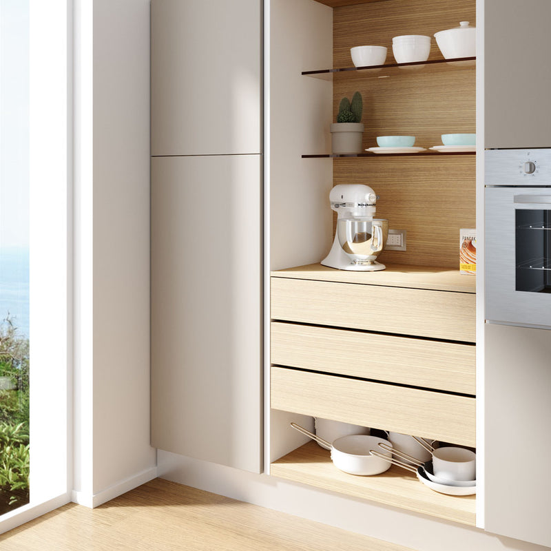Load image into Gallery viewer, Salice Atim - Opla Pull-out worktop flush with shelf - Frame Only