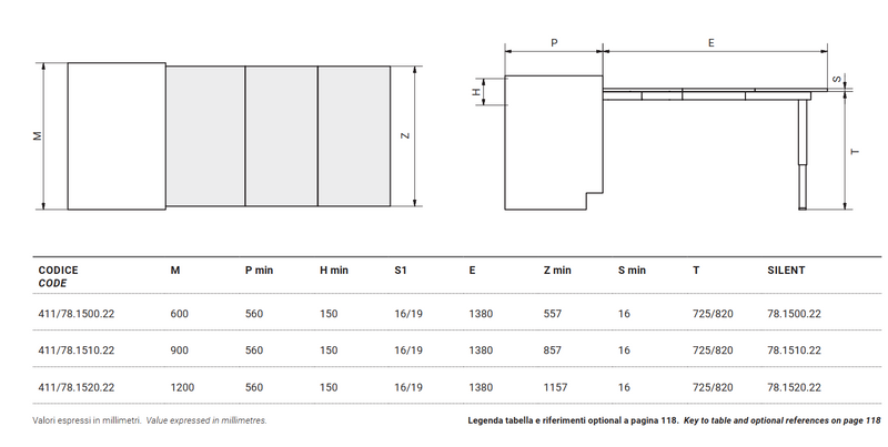 Load image into Gallery viewer, Salice Atim - PARTY Double-leg pull-out table from a drawer - Frame Only