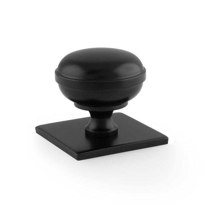 Load image into Gallery viewer, Alexander and Wilks Quantock Cupboard Knob on Square Backplate