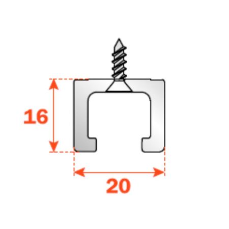 Salice Concertina Sliding Door Track