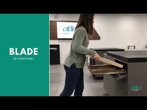 Load and play video in Gallery viewer, Salice Atim Blade multifunctional chopping board video