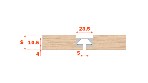 Load image into Gallery viewer, Salice Pin Aluminium Profile - 3000mm - Bulk Pack of 16 Lengths