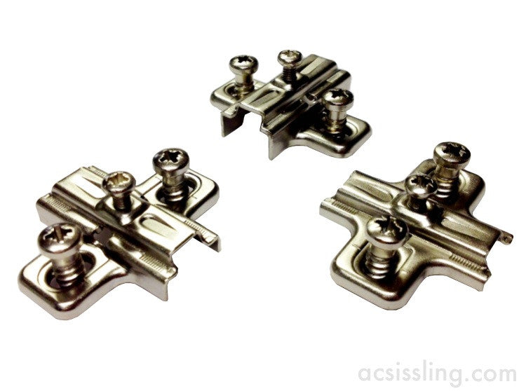 Load image into Gallery viewer, Salice Pressed Euro Screw-On Mount Plates - B2VGH Series