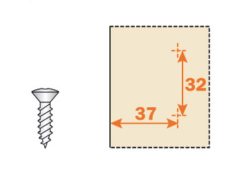 Load image into Gallery viewer, Salice Pressed Screw-On Mount Plates - B2V3H Series