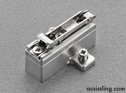 Salice Diecast Euro Clip-On 24mm Mount Plate - BARGRY9/16