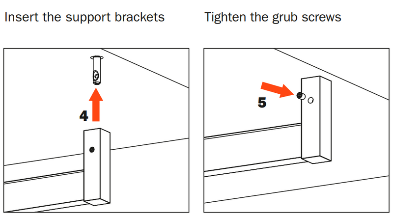 Load image into Gallery viewer, Salice Excessories Hanger Rail Centre Support to suit Straight End Supports