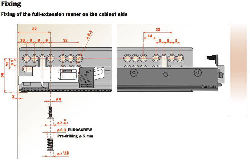 Load image into Gallery viewer, Salice Progressa+ G7E9S Concealed Drawer Runner - Soft Close (Smove) - 18-19mm Sides (Copy)