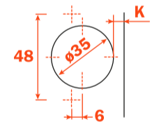 Load image into Gallery viewer, Salice 110° Quarter Overlay Sprung Cabinet Hinge - C2A6D99