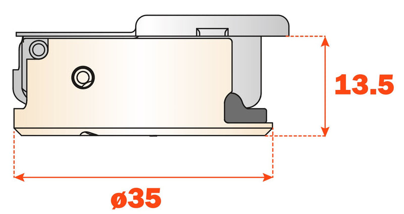 Load image into Gallery viewer, Salice Silentia+ Series 700 Soft Close Full Overlay 110° Hinge 45mm Centres - C7P6AE9