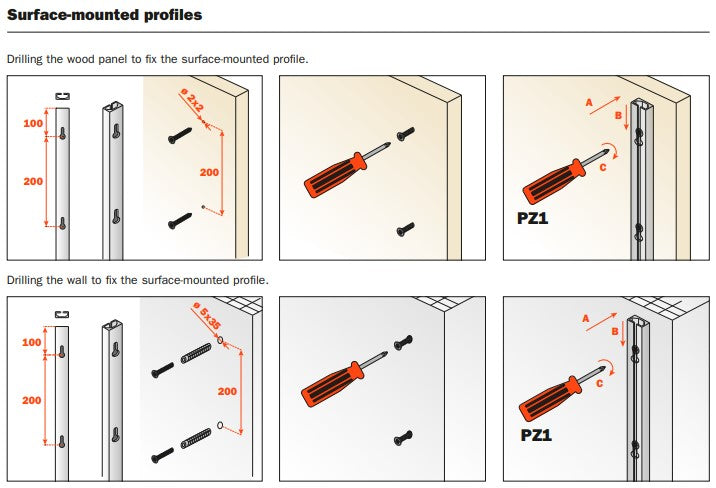 Load image into Gallery viewer, Salice Pin Aluminium Profile - 3000mm - Bulk Pack of 16 Lengths