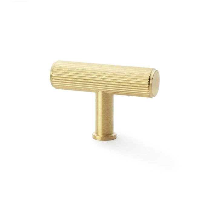 Load image into Gallery viewer, Alexander and Wilks Crispin Reeded T-bar Cupboard Knob