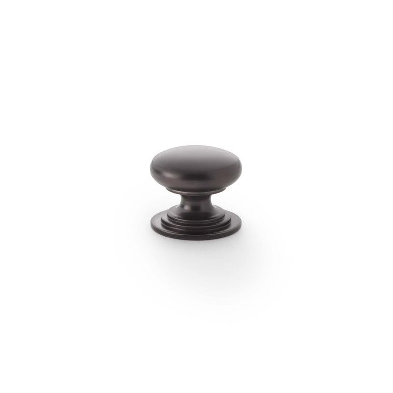 Load image into Gallery viewer, Alexander and Wilks Waltz Round Cupboard Knob on Stepped Rose