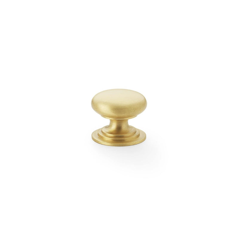 Load image into Gallery viewer, Alexander and Wilks Waltz Round Cupboard Knob on Stepped Rose