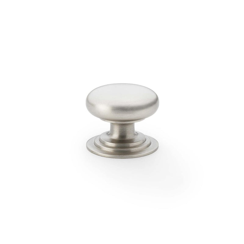 Load image into Gallery viewer, Alexander and Wilks Waltz Round Cupboard Knob on Stepped Rose