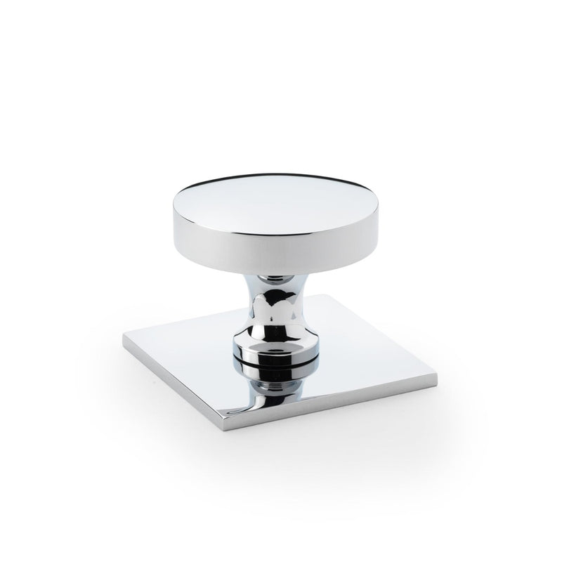 Load image into Gallery viewer, Alexander and Wilks Bullion Cupboard Knob on Square Backplate
