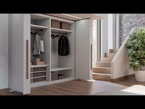 Load and play video in Gallery viewer, Salice Exedra2 Star Folding Pocket Door System