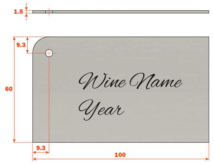 Load image into Gallery viewer, Salice Pin Wine Information Labels