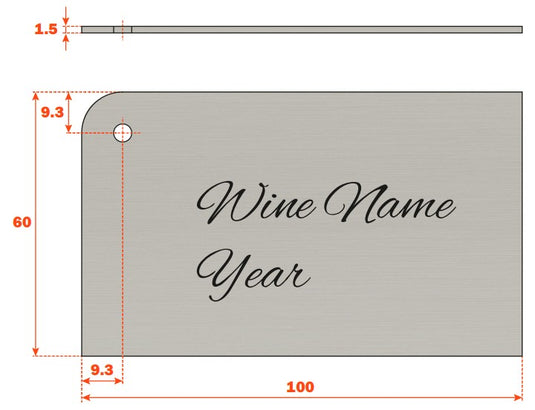 Salice Pin Wine Information Labels