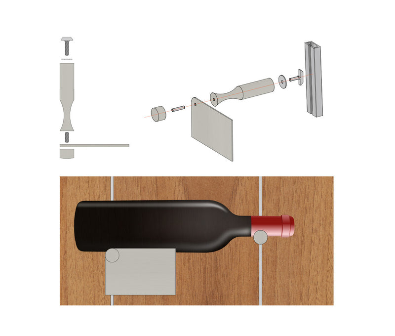 Load image into Gallery viewer, Salice Pin Wine Information Labels