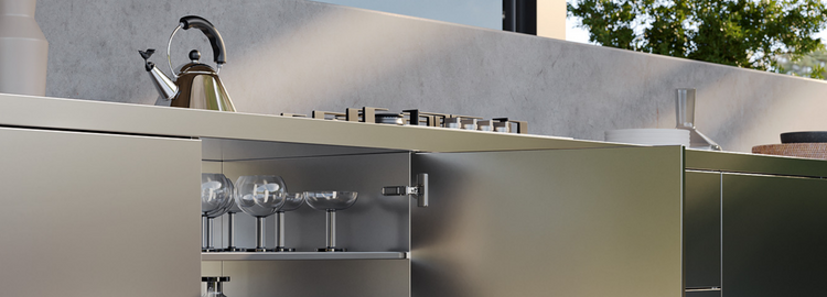 Chromia Outdoor Hinges