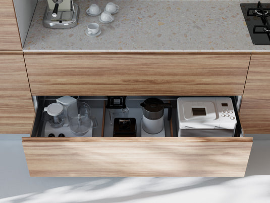 Salice Progressa G5E6S Concealed Full Extension Drawer Runner - Soft Close - 13-16mm Sides -45kg Capacity