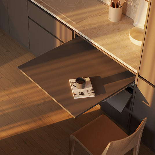 Salice Atim Siesta pull-out table extended