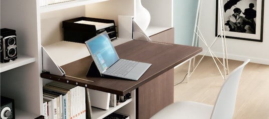 Salice Atim Desk in a kitchen setting