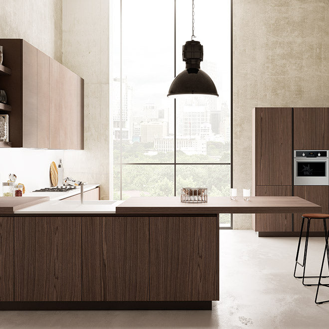 Load image into Gallery viewer, Salice Atim Breakfast Top sliding table top extended
