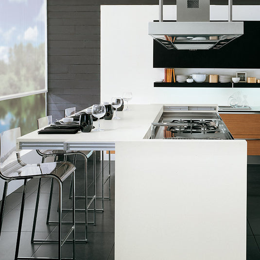 Salice Atim Snack sliding table top extended