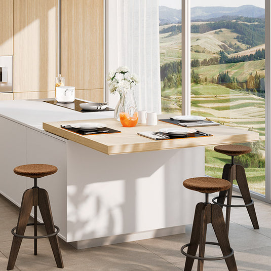 Salice Atim Snack Top sliding table top extended