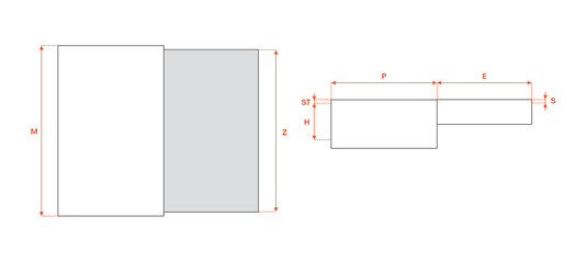 Salice Atim Opla Folding technical drawing, 600mm version