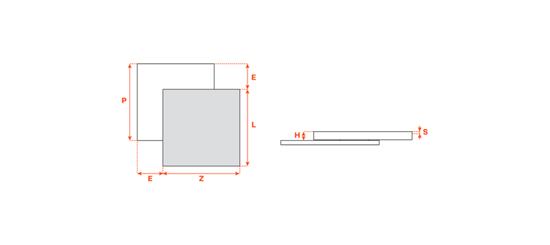 Load image into Gallery viewer, Salice Atim Corner technical drawing
