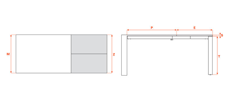 Load image into Gallery viewer, Salice Atim Voila Chair technical drawing, 800x1000mm
