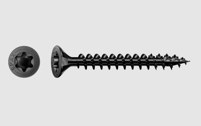 Spax Universal Black Wood Screws Torx