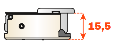 Salice Series N Silentia+ Soft Close 40mm Cup 94° Full Overlay Hinge - CNA7AE6 - Black Titanium