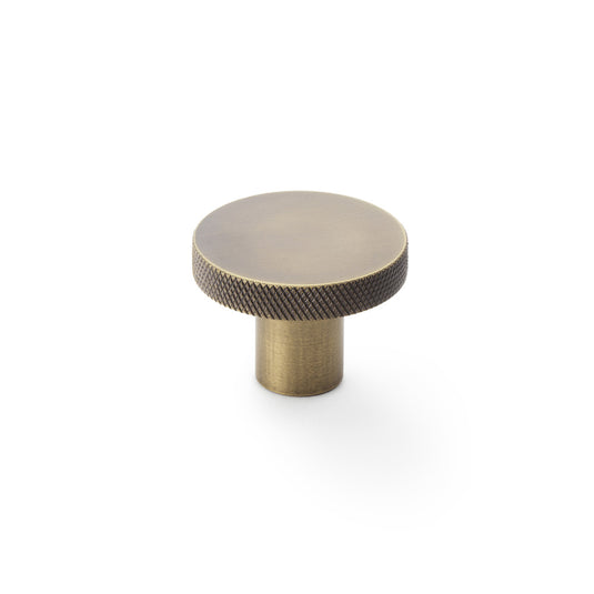 Alexander and Wilks - Hanover Knurled Circular Cupboard Knob
