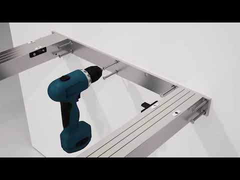 Load and play video in Gallery viewer, Atim Voila Chair Reverse foldaway table with legs demonstration
