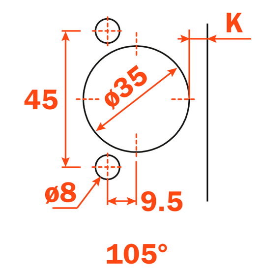 Salice Silentia+ Series 700 Soft Close Inset 110° Hinge 45mm Centres Dowel Fix - C7R6PE9