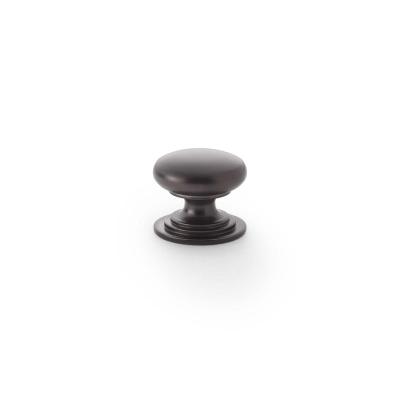 Load image into Gallery viewer, Alexander and Wilks Waltz Round Cupboard Knob on Stepped Rose
