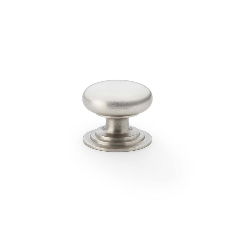 Load image into Gallery viewer, Alexander and Wilks Waltz Round Cupboard Knob on Stepped Rose
